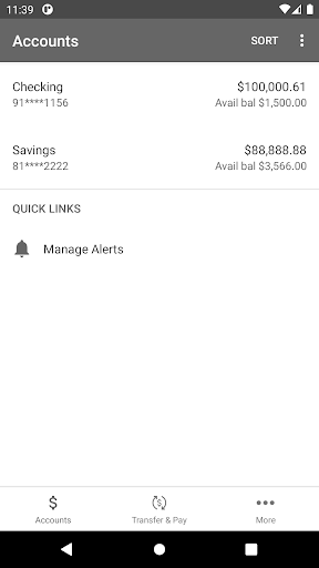 Memorial Credit Union Screen 3