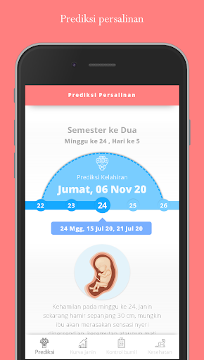 Android application Bumil sehat screenshort
