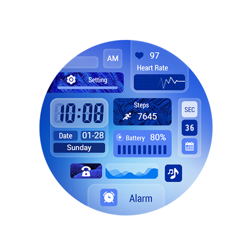Klein Blue Dynamic For Wear OS logo
