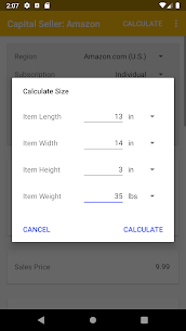 Capital Seller – Amazon Fee & Profit Calculator 4