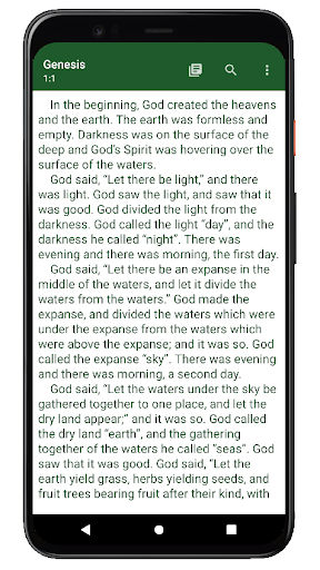 Android application MyBible screenshort