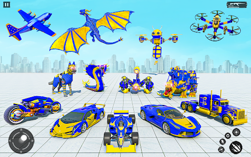 Dragon Robot Police Car Games  screenshots 11