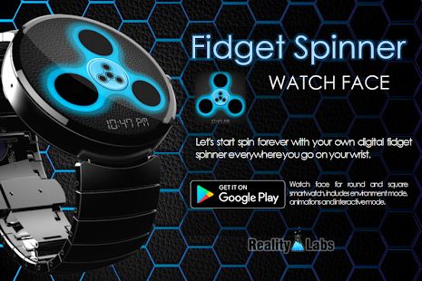 Fidget Spinner - Watch Face لقطة شاشة