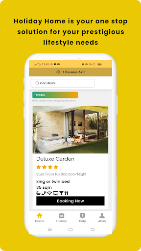 Holiday Home Screen 2