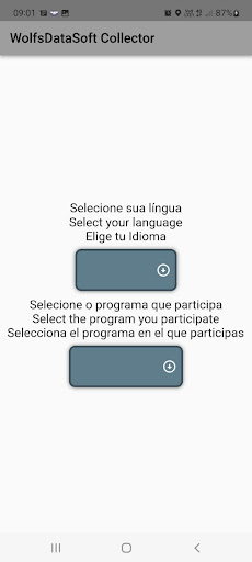 Android application Wolfsdatasoft Collector screenshort