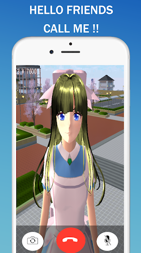 Sakurani School Fake Call Screen 3