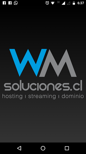Android application WM Soluciones screenshort