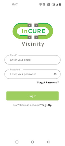 Android application InCURE Vicinity screenshort