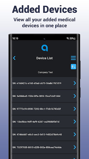Android application AMGIS Device Management screenshort