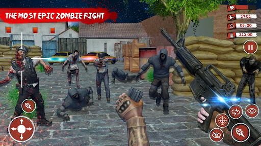 Zombie Target Dead Survival-Reddy Zombies Shooting screenshots 5