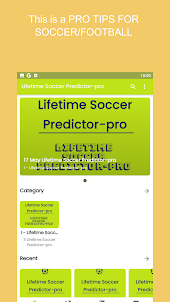 Lifetime Soccer Predictor-pro