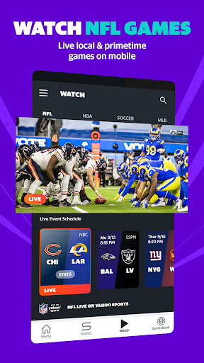 Yahoo Sports: sports scores, live NFL games & more screenshots 1