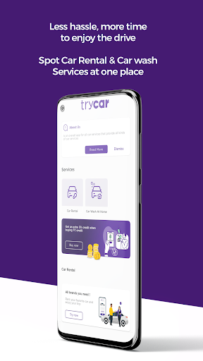 Android application TryCar screenshort