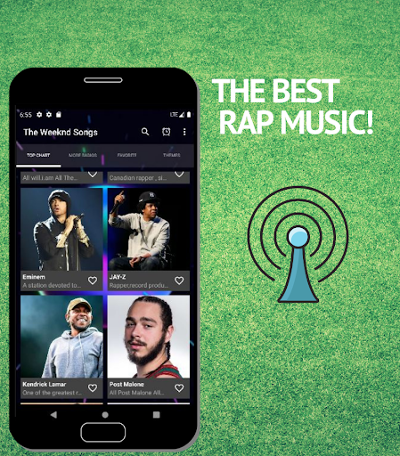 Android application The Weeknd Songs-Toda la Music screenshort