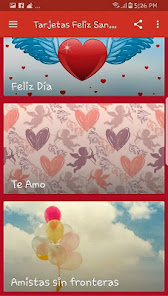 Screenshot 2 Tarjetas Feliz San Valentin android