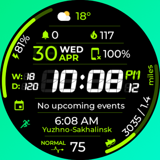 Chester Sport Pro watch face دانلود در ویندوز