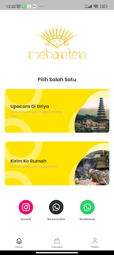 Android application Mebanten screenshort