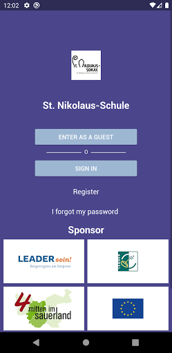 Android application St. Nikolaus-Schule screenshort