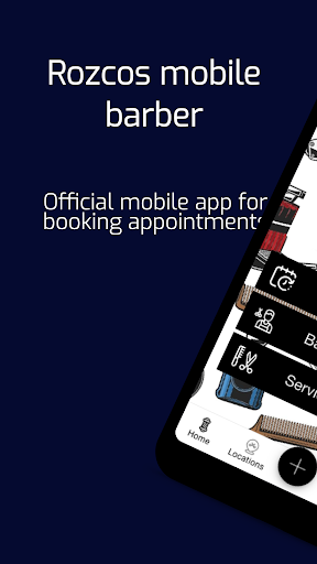Android application Rozcos Mobile Barber screenshort