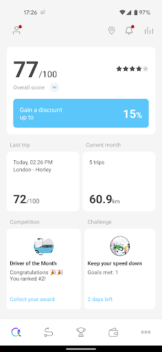 Android application SmartDrive – Cyprus screenshort