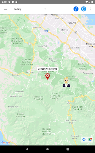 Family locator - child tracker