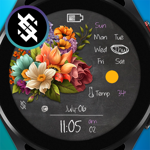 BFF67- Blackboard Art Flower logo
