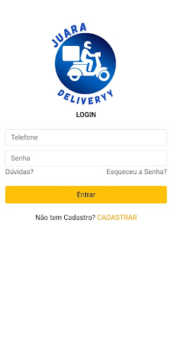 Android application Juara Delivery screenshort