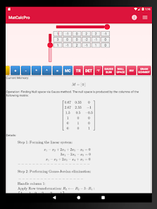 Captura de Pantalla 11 Matrix Calculator (Matrices) android