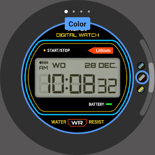 Digital karzt watch face