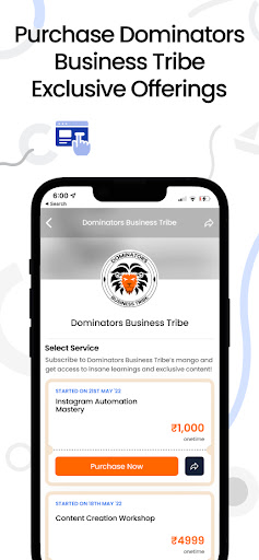 Dominators Business Tribe Screen 2