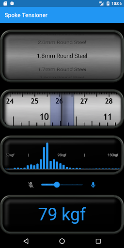 Android application Spoke Tensioner screenshort