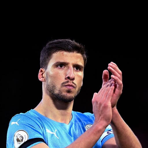 Ruben Dias 4K Wallpaper logo