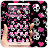Pink Skull Theme icon