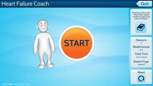Android application Heart Failure Coach screenshort