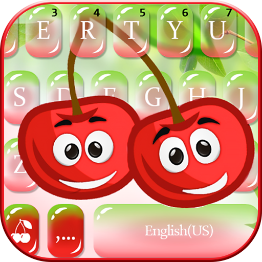 Smiley Cherry Keyboard Theme  Icon