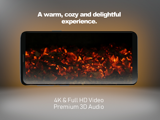 Android application Blaze - 4K Virtual Fireplace screenshort