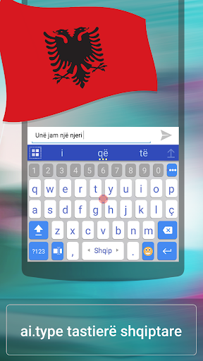 Android application ai.type Albanian Dictionary screenshort