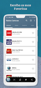 Rádios Cariocas - AM FM e Web Screenshot