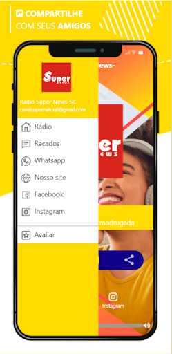 Android application Radio Super News screenshort