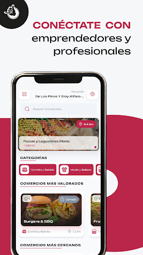 Android application POSI - Conéctate con Comercios screenshort