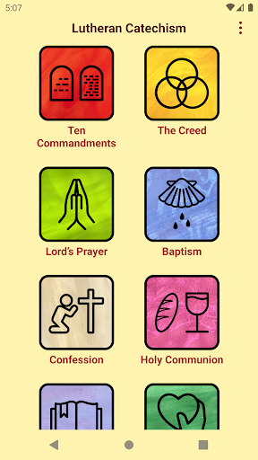 Lutheran Catechism Screenshot
