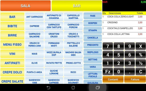 PosFalco il punto cassa Screen 2