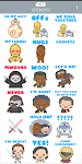 screenshot of The Rise of Skywalker Stickers