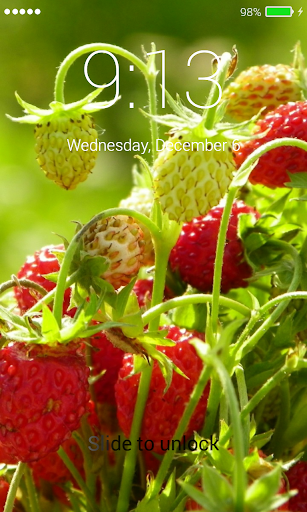 Strawberries Lock Screen