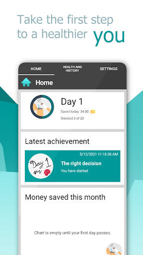Android application Stop Smoking Enhanced screenshort