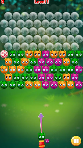 Cute Monster Bubble Shooter