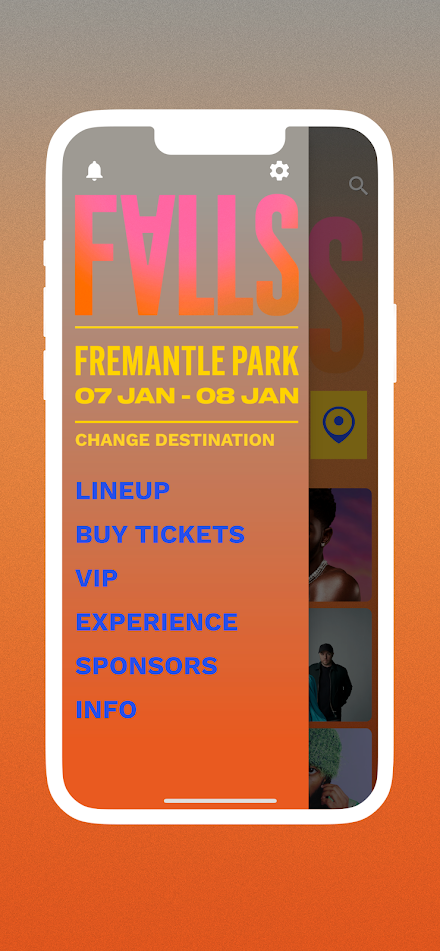 Falls Festival Screen 2