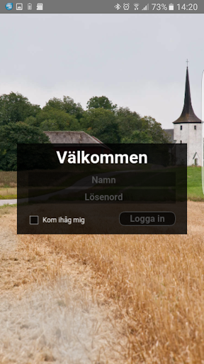 Android application Kyrkstyrning screenshort