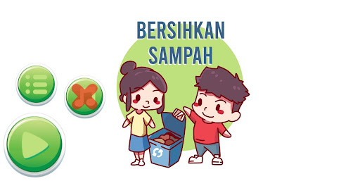 Android application Bersihkan Sampah screenshort