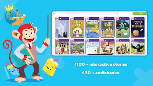 Monkey Stories:Books & Reading